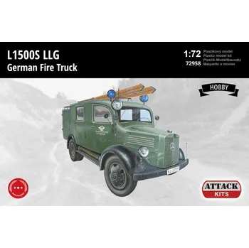 Plastikový model Attack Hobby Kits 1/72 L1500S LLG German Fire Truck (HOBBY)