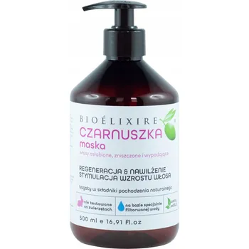 Vlasová regenerace Bioelixire Černucha Regenerační maska na vlasy 500 ml obohacená o bioferment