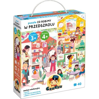 Puzzle CzuCzu Puzzle Co děláme ve školce 3+ 4+