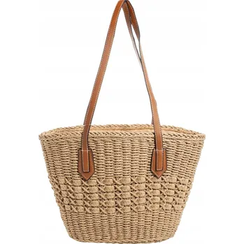 Agrafka plážová taška hnědá