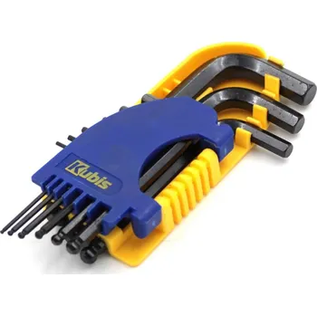 Klíč KUBIS Procraft 02-08-9309 Šestihranné klíče sada IMBUS s kuličkou 9 ks, 1.5, 2, 2.5, 3, 4, 5, 6, 8, 10 mm , CrV