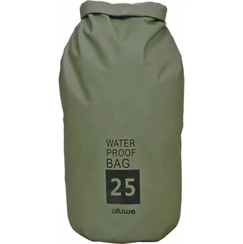 turistický batoh Vak ELUWA OCEAN PACK nepromokavý s ramenními popruhy ZELENÝ