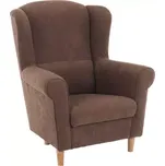 Křeslo ušák Charlie hnědá. 779048