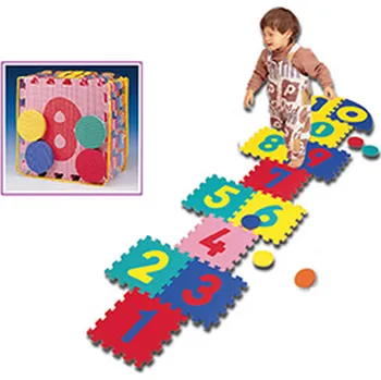 podložka na cvičení SPARTAN SPORT Hrací podložka skákací panák SPARTAN 30 x 30 cm - sada 16 ks