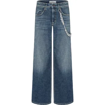 Dámské kalhoty CAMBIO BAGGY dámské džíny modré seprané