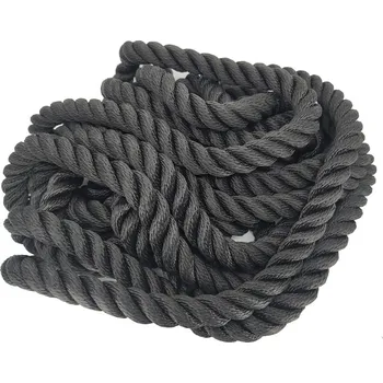 MAMUTEC Lano kroucené PP-Betelon ø 20 mm / 10 m ČERNÉ