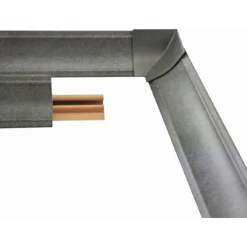 soklová lišta Přechodová lišta k pracovní desce kuchyňské linky 1,5 m – oxid, dokončovací