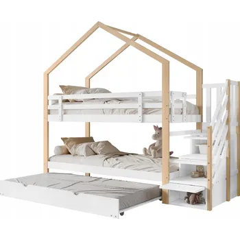 Postel Patrová postel Arhatreya moderní 90 x 200 cm bílá