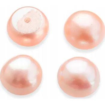 Dětské navlékací korálky Korálky Přírodní sladkovodní perly, 7-8x6.5-7mm, Polodírka 1mm, 2 páry