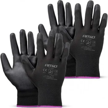 Pracovní rukavice AMiO PU Safety gloves 4 pcs Size 11 (2 pairs), 3131X AMIO-04634