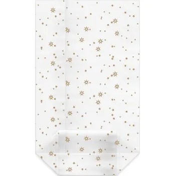Dárková taška Darkovy sacek PP 1ks 18×30+7,5cm Hvezdicky, krizove dno
