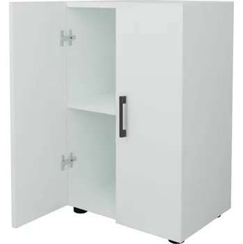 Komoda Policová komoda GENMO, bílá + vyzvednutí ZDARMA