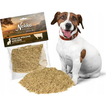 Pamlsek pro psa NEKKO hovězí čepce mletý přírodní psí pamlsek 100 g
