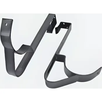 DRKUL TASKA - Držák protisněhové kulatiny do betonových střešních tašek, antracit