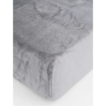 Prostěradlo Prostěradlo mikroplyš Exclusive 220 × 200 cm – světle šedé