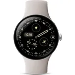 Google Watch 4 45 mm - Porcelain / Silver (GA09308-EU) stříbrné