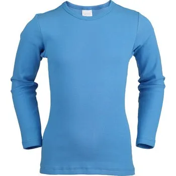 Pleas Dětské tričko s dlouhým rukávem modrá 164 (183756-800-164)