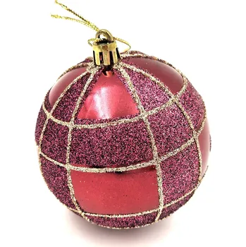 Vánoční dekorace Vánoční Koule fialová