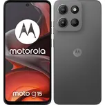 Motorola Moto G15 8 GB / 512 GB (PB6E0030RO) šedý