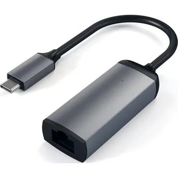 Síťová karta Satechi Aluminium USB-C/RJ45 (ST-TCENM) šedý