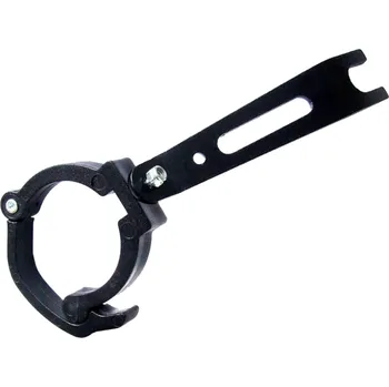 TRAIL-GATOR Trail Gator klips na připevnění tyče na kolo dospělého ČERNÁ