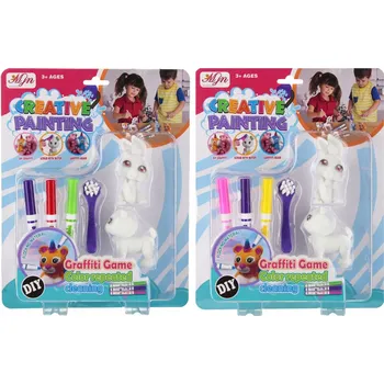 kreativní sada Kreativní sada na malování Zvířátek mix MEGA CREATIVE 545704