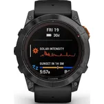 Garmin fenix 7X Pro Glass Solar - Gray / Black Silicone Band + Topo Czech PRO voucher (010-02778-01)