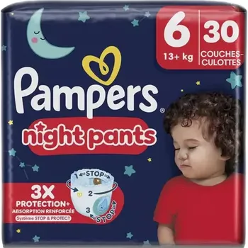 Plena Pampers Night Pants 13+ kg (30 ks) (8700216669757)