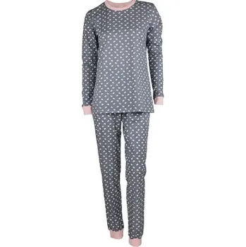 Dívčí pyžamo Pleas Dívčí dlouhé pyžamo šedá 176 (183793-200-176)