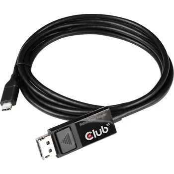 Video kabel Club3D USB-C/DisplayPort 1.4 8K60Hz, M/M, 1.8m (CAC-1557) černý