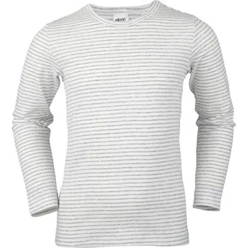 Pleas Dětské tričko s dlouhým rukávem bílá 128 (183761-100-128)