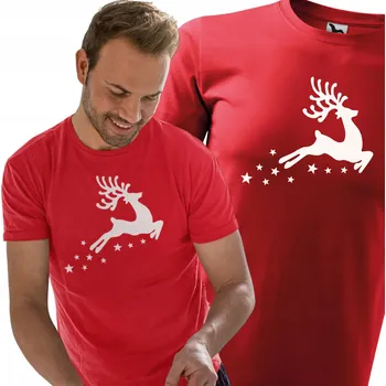 Pánské tričko Pánské Tričko DÁREK k Vánocům - Santa Claus pod stromeček, velikost 5XL