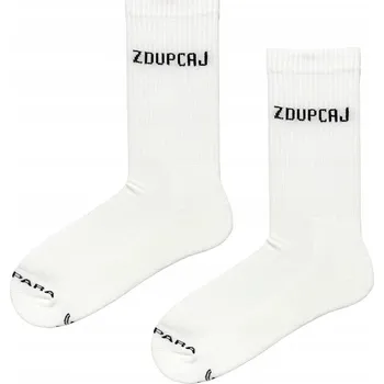 Pánské ponožky TakaPara Ponožky bílé velikost 41-45