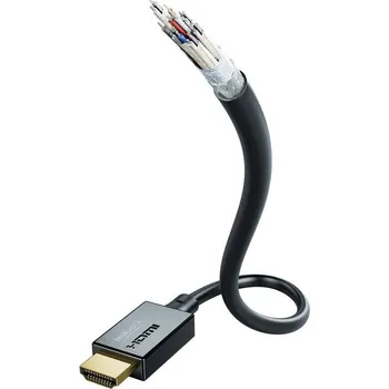 Video kabel InAkustik Star II, HDMI 2.1 Ultra High Speed, délka 1m (00324610) černý