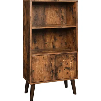 regál VASAGLE Retro knihovna, 60x30x120cm, hnědá Knihovna