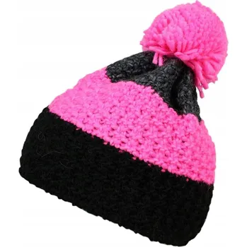 Čepice Zimní čepice BLIZZARD TRICOLOR CAP GREY/PINK/BLACK