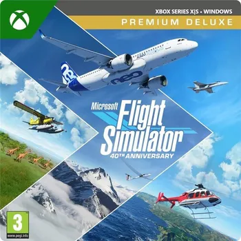Hra pro Xbox Series Microsoft Flight Simulator: 40th Anniversary Premium Deluxe Edition - elektronická licence (G7Q-00135)