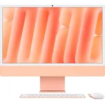 Apple iMac 24" CTO Sklo s nanotexturou M4 10× CPU 10× GPU, 24 GB, 256 GB - oranžový CZ (APPI24CTO424)