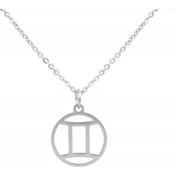 Náhrdelník Náhrdelník Znamení Zvěrokruhu Blíženci z Oceli Minimalistický Unisex Symbol