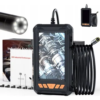 Boroskop ENDOSKOPICKÁ INSPEKČNÍ KAMERA S 4,3" LCD DISPLEJEM, 5m KABELEM, 8 LED DIODAMI A 8mm VODOTĚSNOU SONDOU