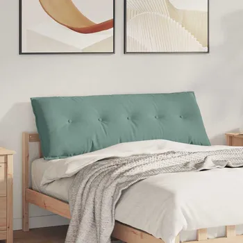 Podsedák vidaXL Polštář na záda Mořská zelená 140 x 50 cm Žebrovaná látka