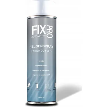 Barva ve spreji FixPro LAK NA DISKY BÍLÝ PROFESIONÁLNÍ SPREJ 500ml