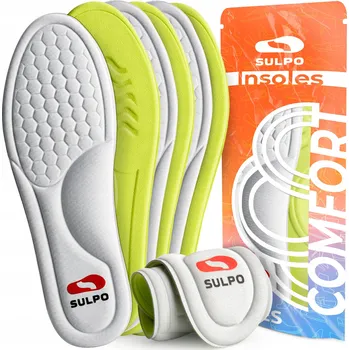 Vložka do bot TENKÉ TLUMÍCÍ VLOŽKY DO BOT PROTI POCENÍ A ZÁPACHU SULPO 3 PÁRY