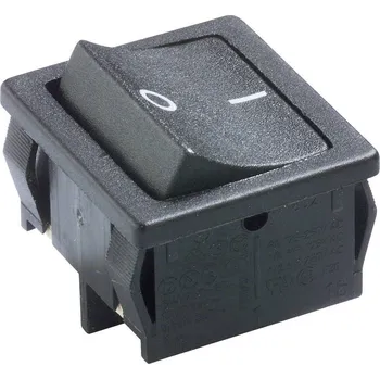 vypínač Marquardt 1802.6123 kolébkový spínač 1802.6123 250 V/AC 6 A 2x vyp/zap IP40 s aretací 1 ks