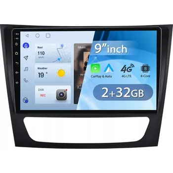 Auto Hi-Fi Autorádio Junsun multimédia pro Mercedes-Benz E class 2002-2010 4G 2+32GB