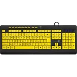 Connect IT For Health Contrast, CZ/SK layout (CKB-4400-CS) černá/žlutá