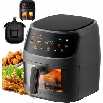 fritéza FRITÉZA HORKOVZDUŠNÁ 8L BEZ OLEJE VELKÁ KAPACITA 8 PROGRAMŮ