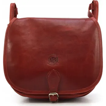 Kabelka Taška kabelka přes rameno Podhalí Regionals, přírodní kůže, červená