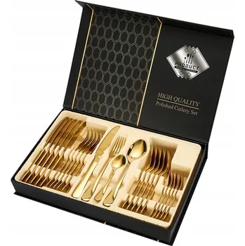 Příbor SADA PŘÍBORŮ 24 KS Z Z NEREZOVÉ OCELI PRO 6 OSOB, VHODNÉ DO MYČKY, V KRABICI