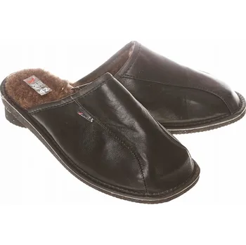 Dámské pantofle Horalské pantofle Pánské kožené Bačkory 45